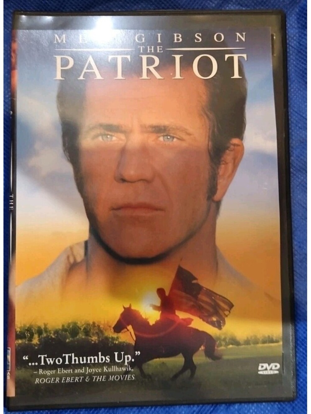 The Patriot (DVD, 2000) Sl8m Case. Cropped Art Work. Tested
